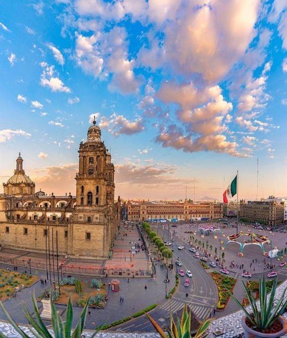 Modern Studio, Rooftop Charm, Cdmx Center2 Città del Messico Esterno foto