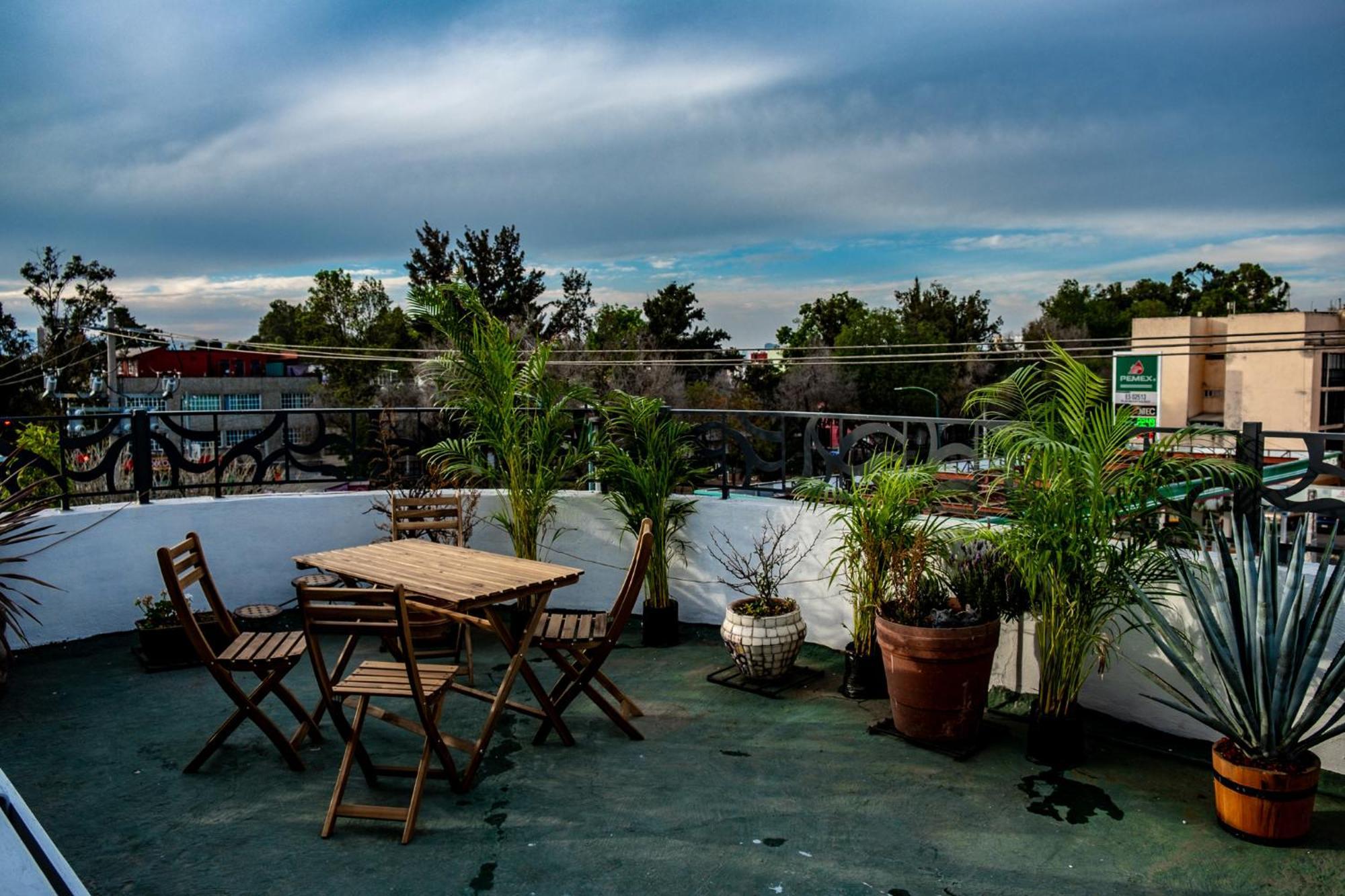 Modern Studio, Rooftop Charm, Cdmx Center2 Città del Messico Esterno foto